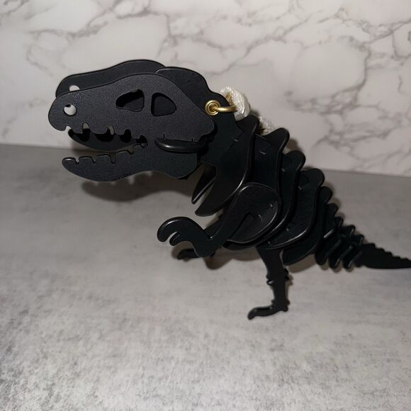 Coach Official Large Rexy Skeleton Bag Charm CCE76 B4/BK Brass/Black - Picture 4 of 8